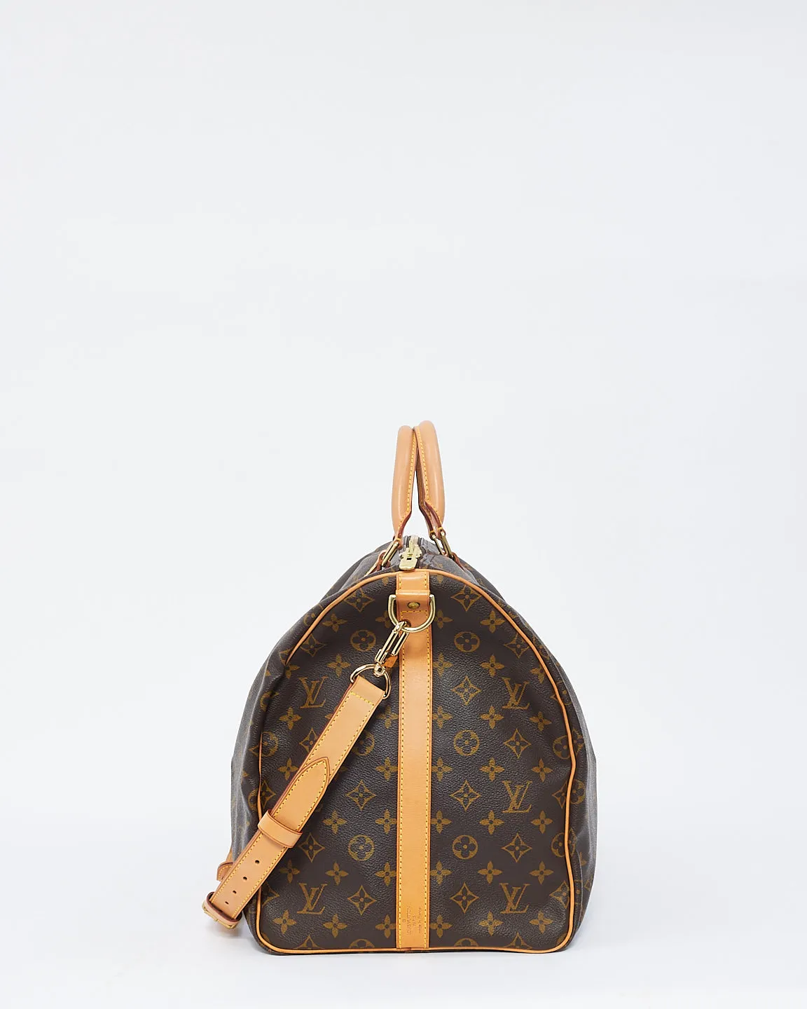 Louis Vuitton Monogram Canvas Keepall Bandoulière 55 Bag