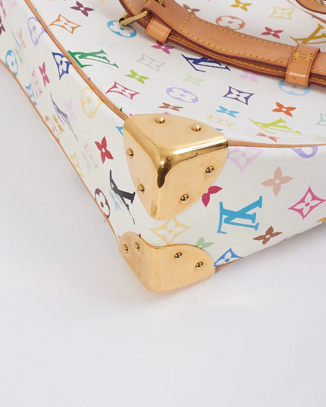 Louis Vuitton Multi White Murakami Studded Boulogne Crossbody Bag