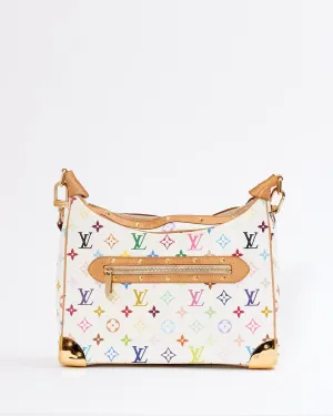 Louis Vuitton Multi White Murakami Studded Boulogne Crossbody Bag