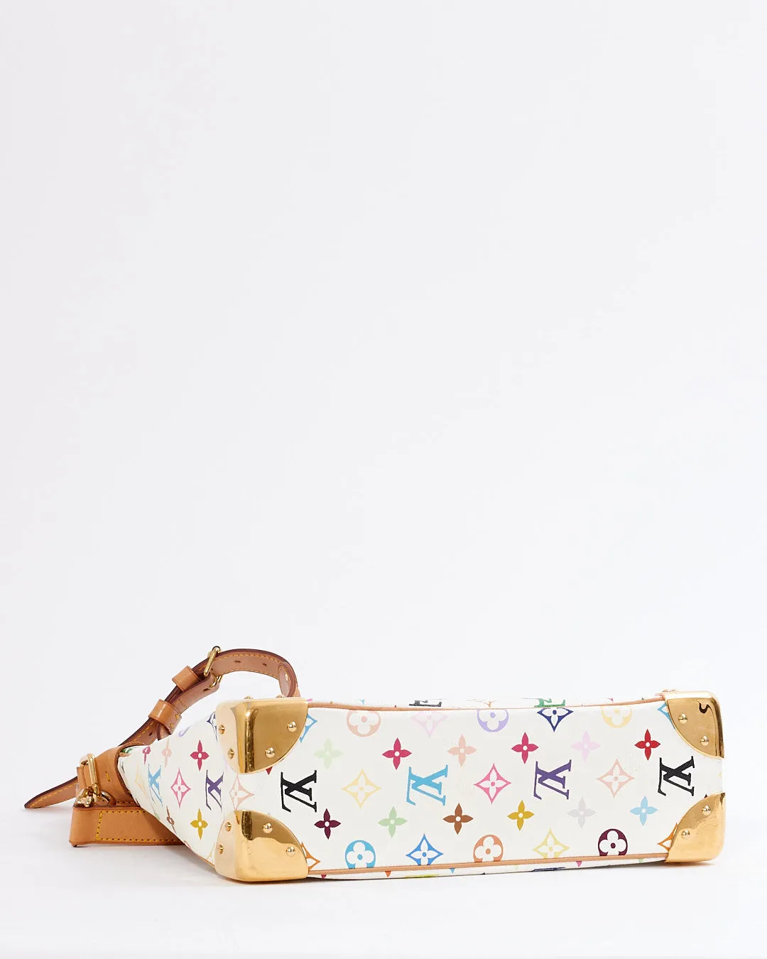 Louis Vuitton Multi White Murakami Studded Boulogne Crossbody Bag