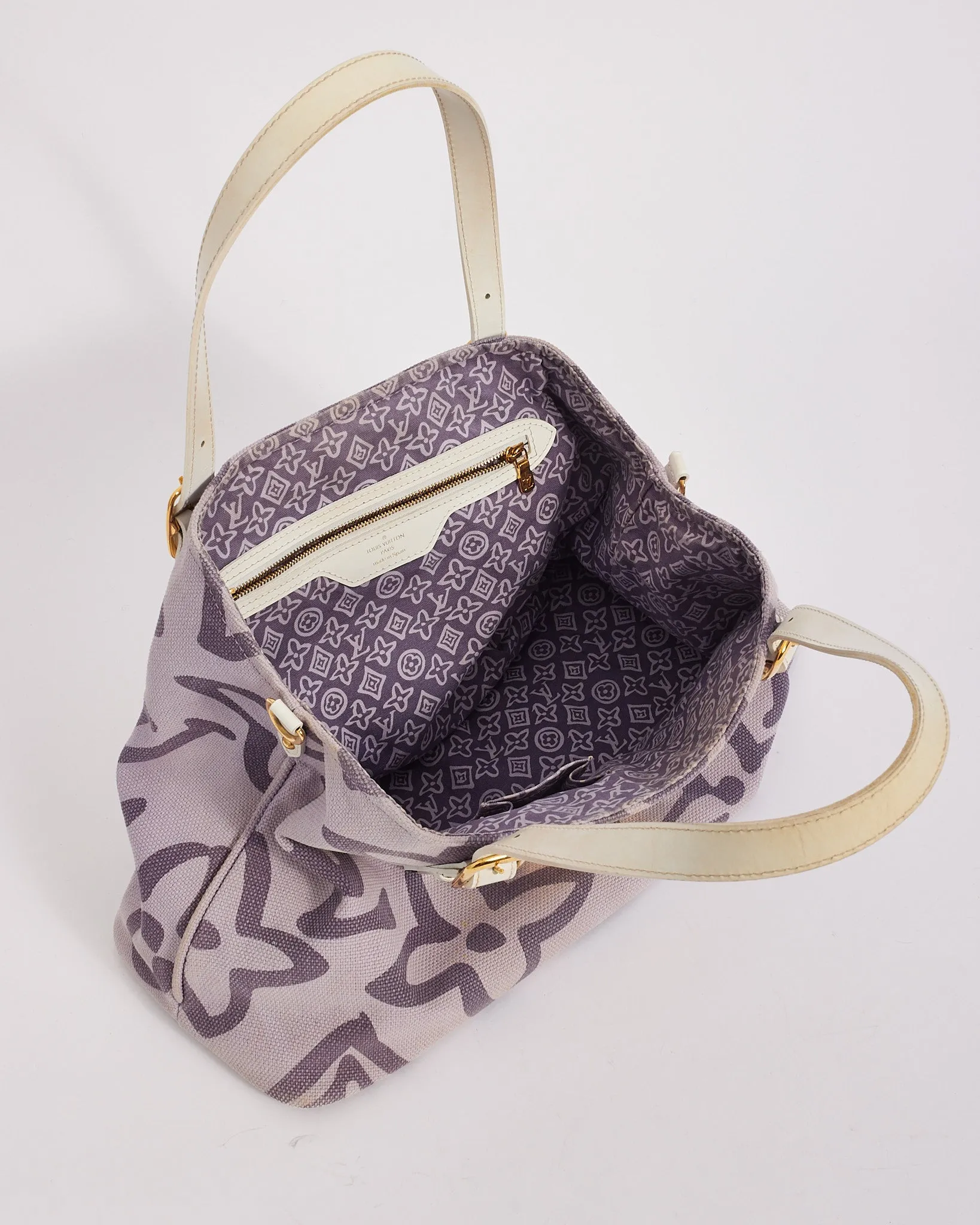Louis Vuitton Purple Canvas Large Monogram Tahitienne Cabas GM