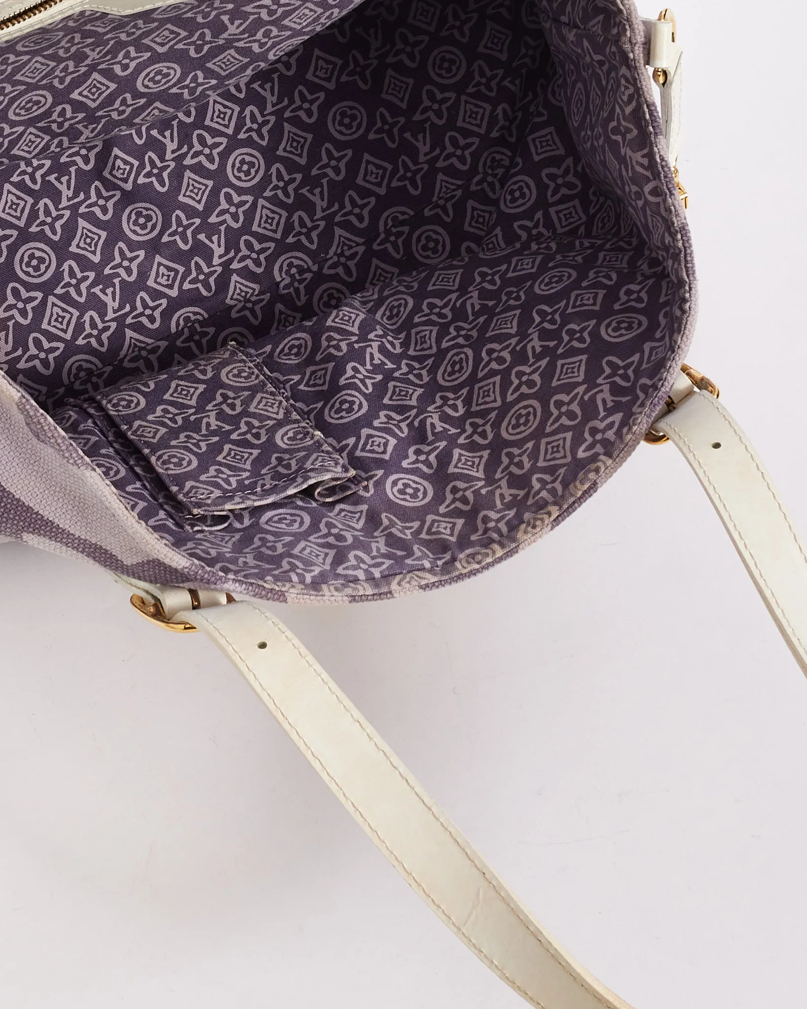 Louis Vuitton Purple Canvas Large Monogram Tahitienne Cabas GM