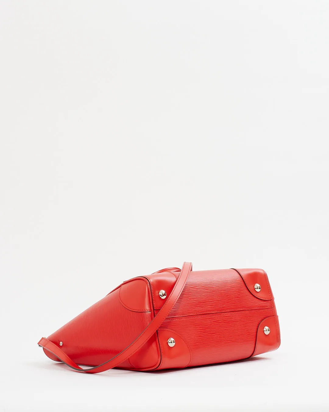 Louis Vuitton Red Epi Leather Phenix MM Tote Bag