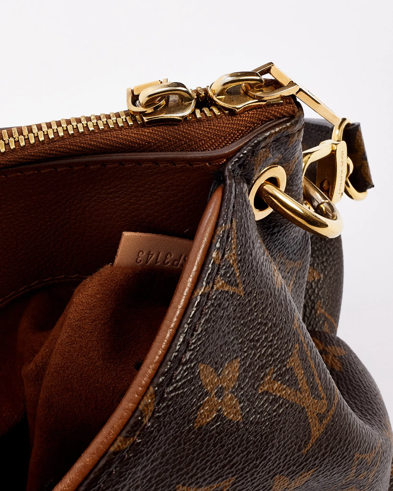 Louis Vuitton Tan Monogram Canvas Pallas MM Tote Bag