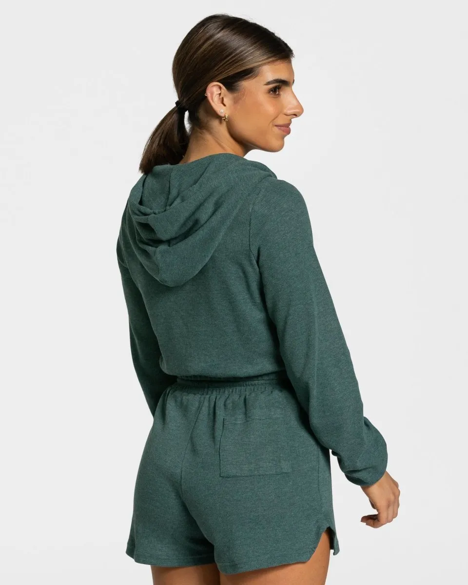 Lounge Zip Hoodie "Dunkelgrün"