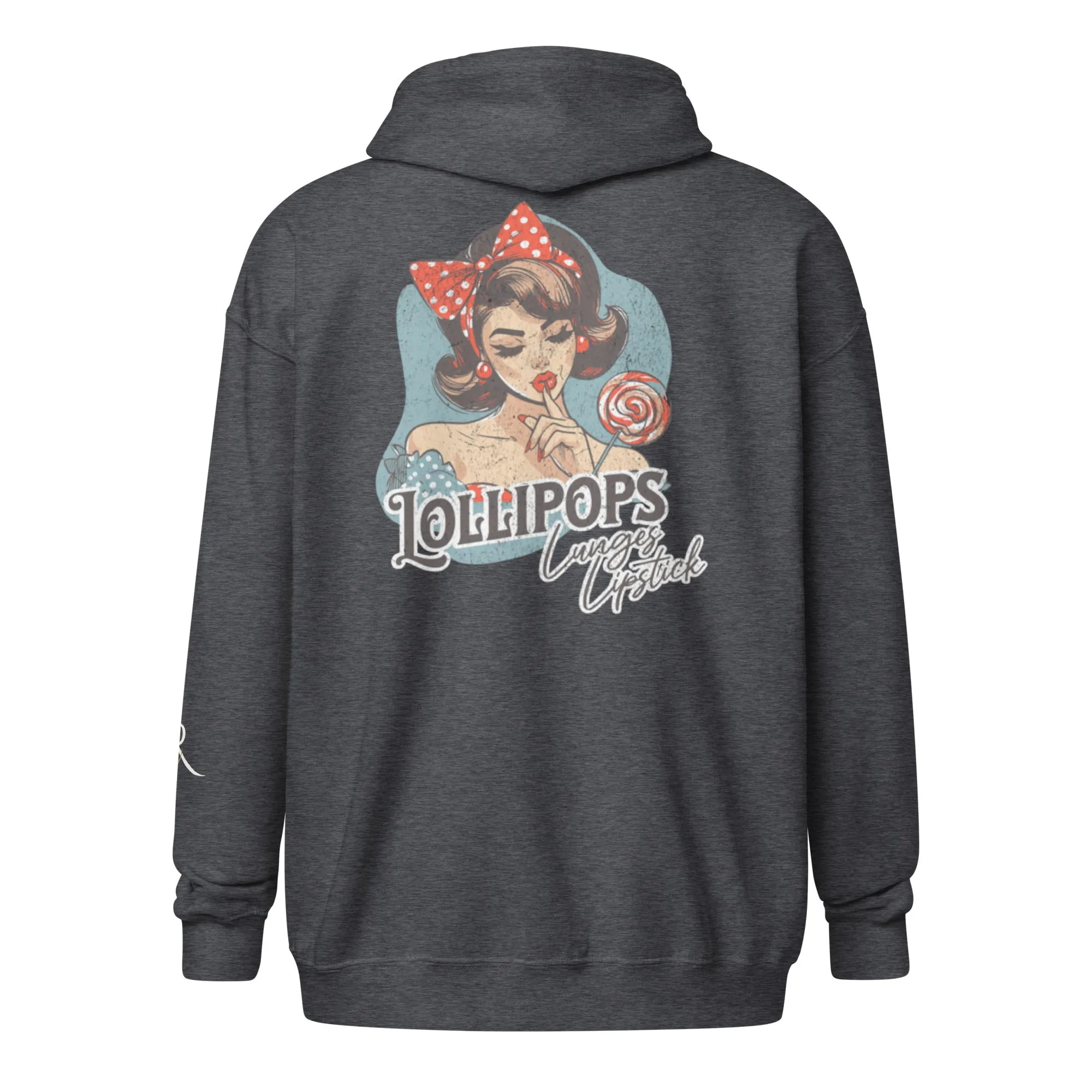 Lunges & Lipstick Zip Hoodie