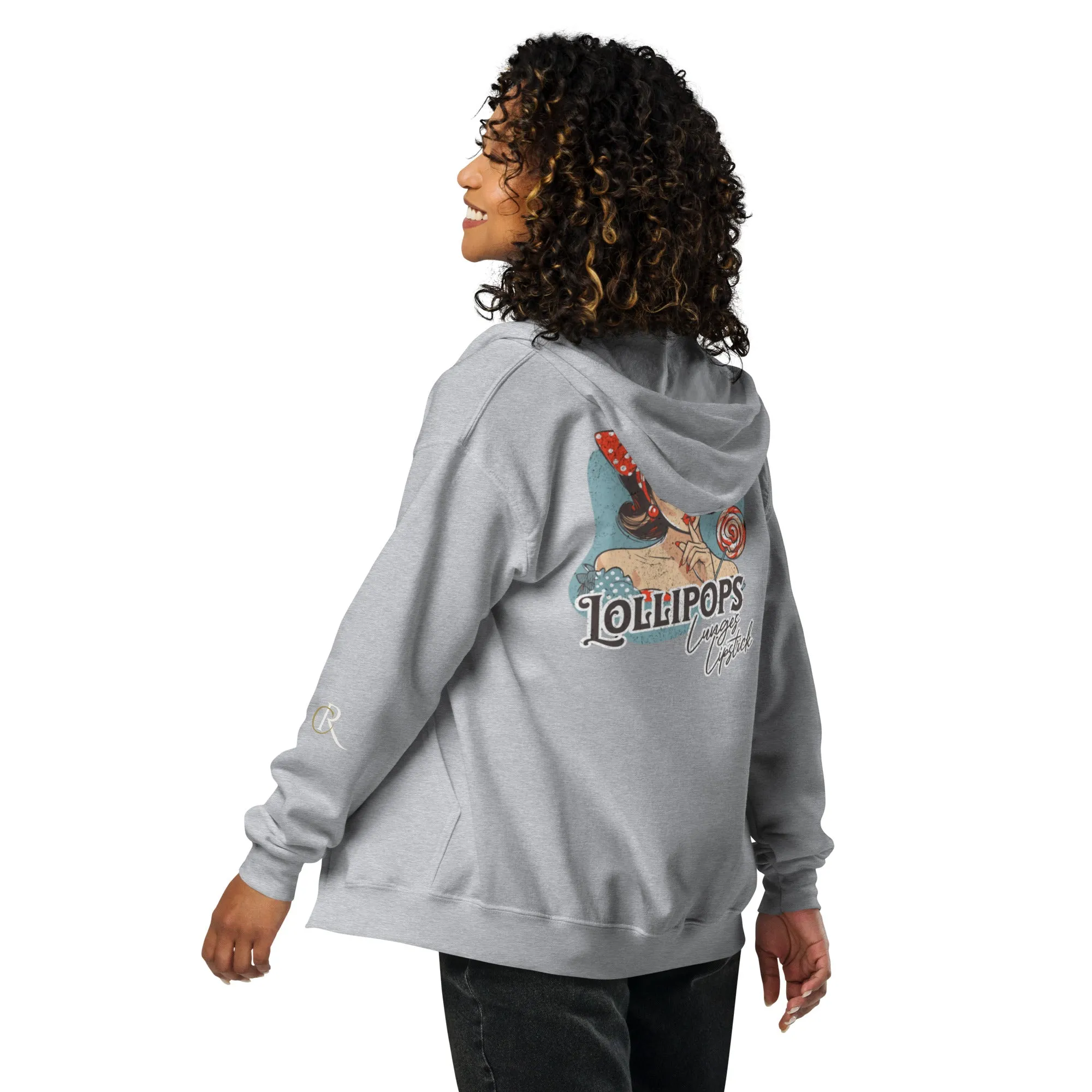 Lunges & Lipstick Zip Hoodie