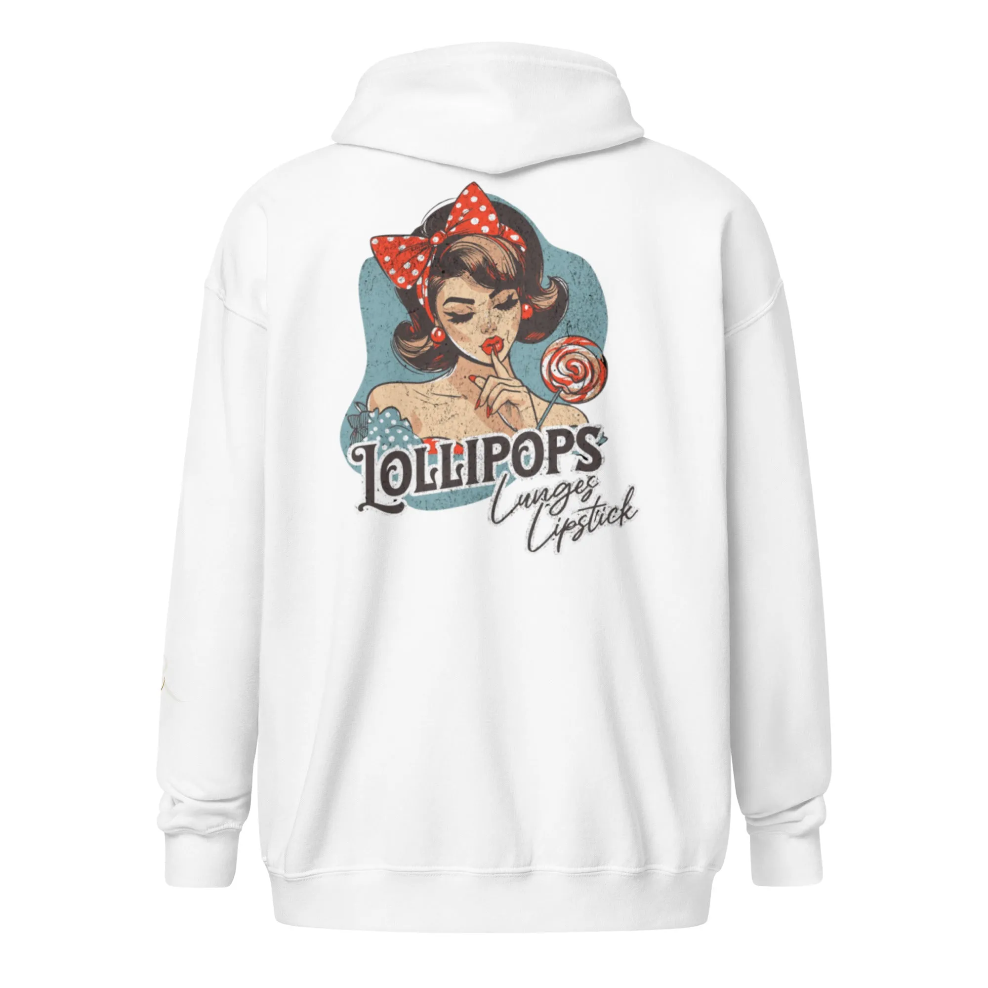 Lunges & Lipstick Zip Hoodie
