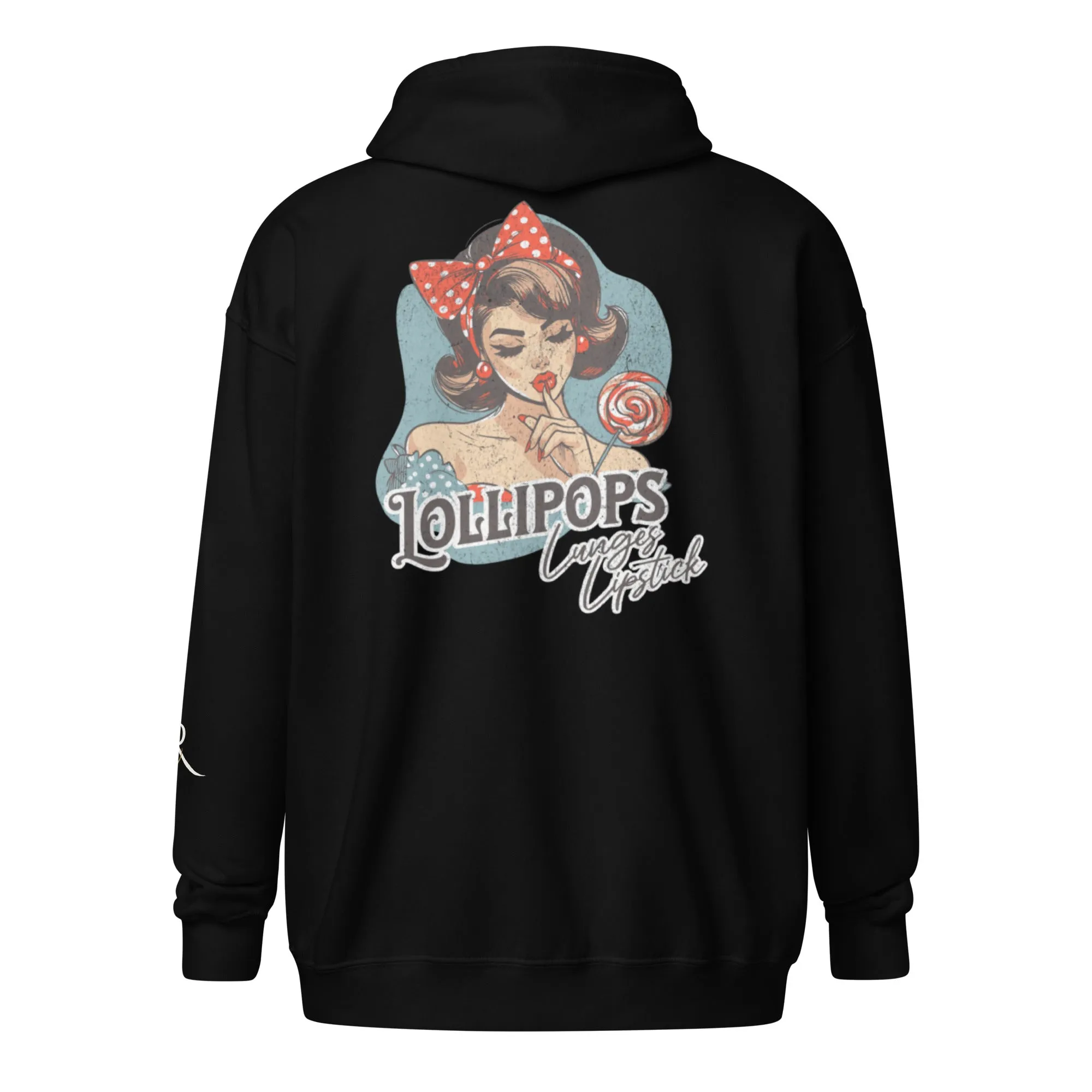 Lunges & Lipstick Zip Hoodie