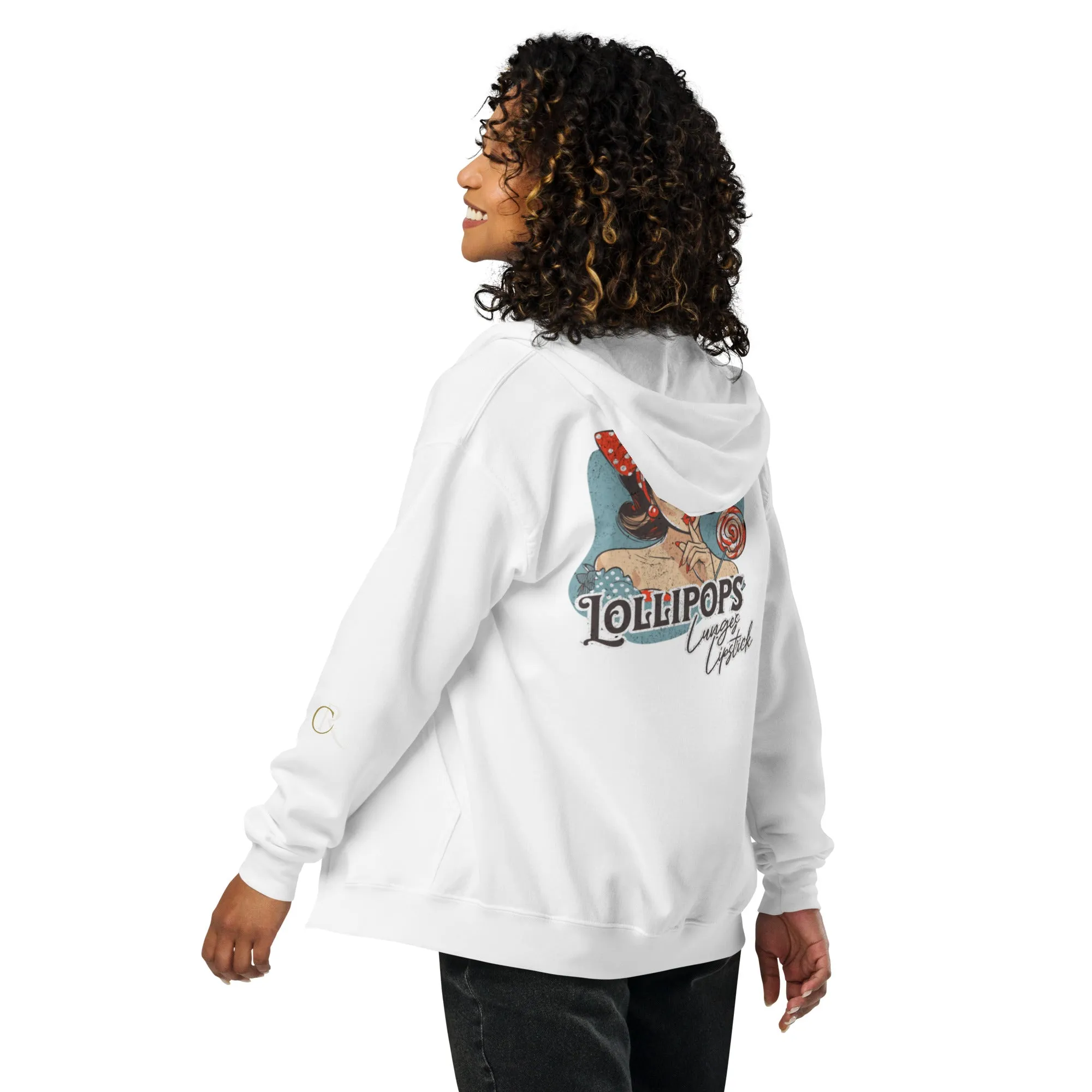 Lunges & Lipstick Zip Hoodie