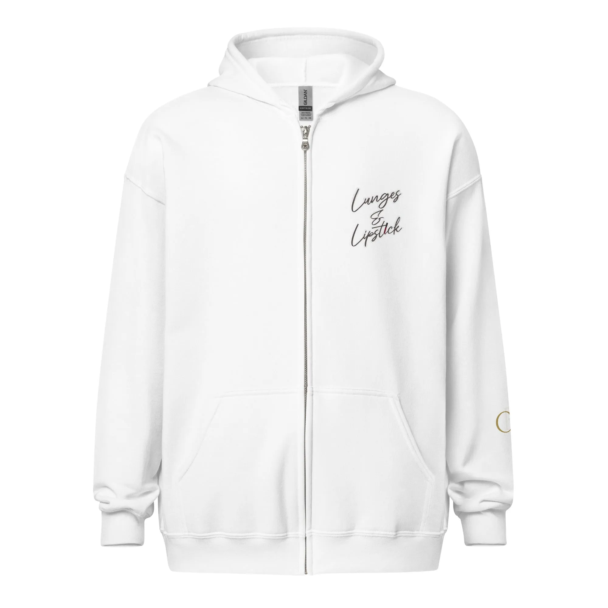 Lunges & Lipstick Zip Hoodie