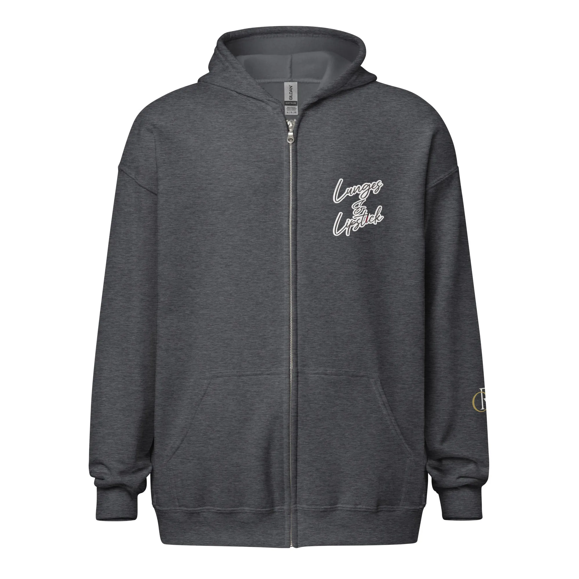 Lunges & Lipstick Zip Hoodie