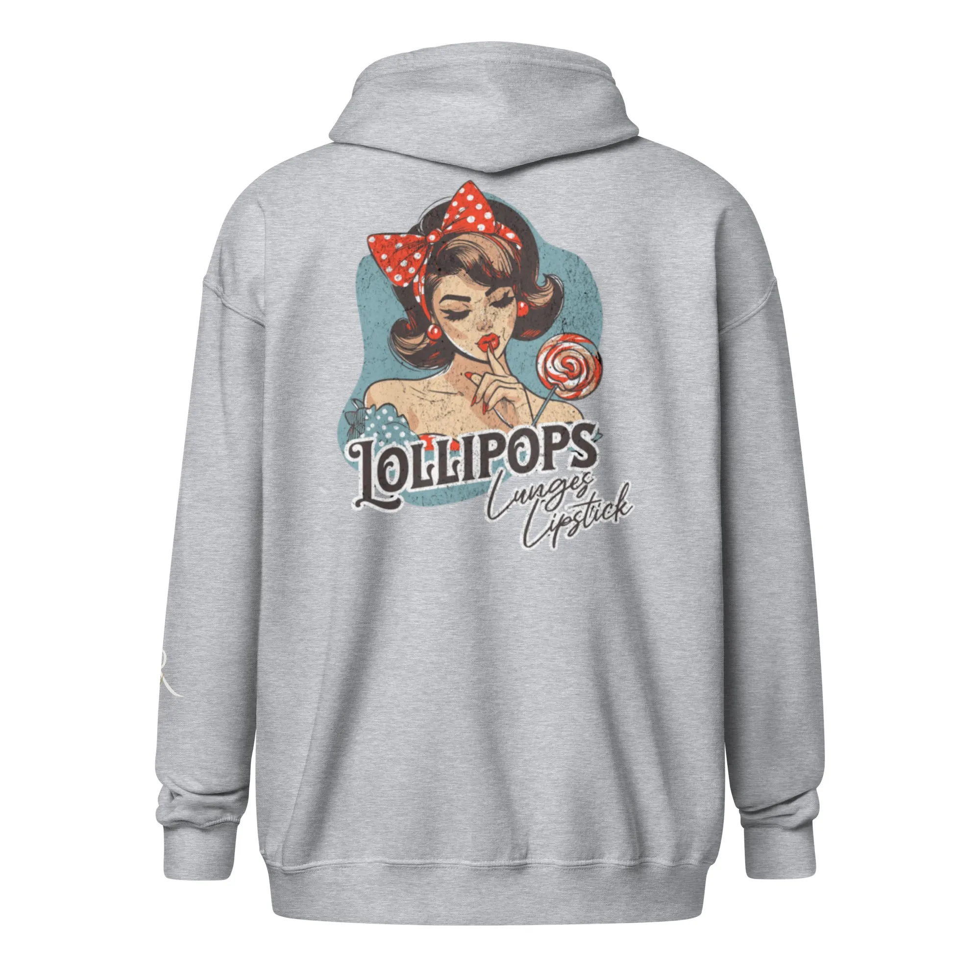Lunges & Lipstick Zip Hoodie