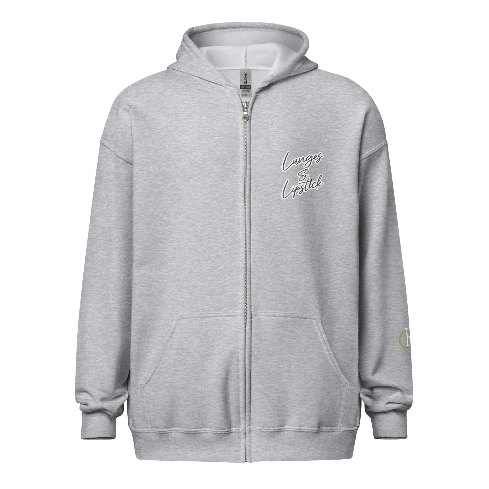 Lunges & Lipstick Zip Hoodie