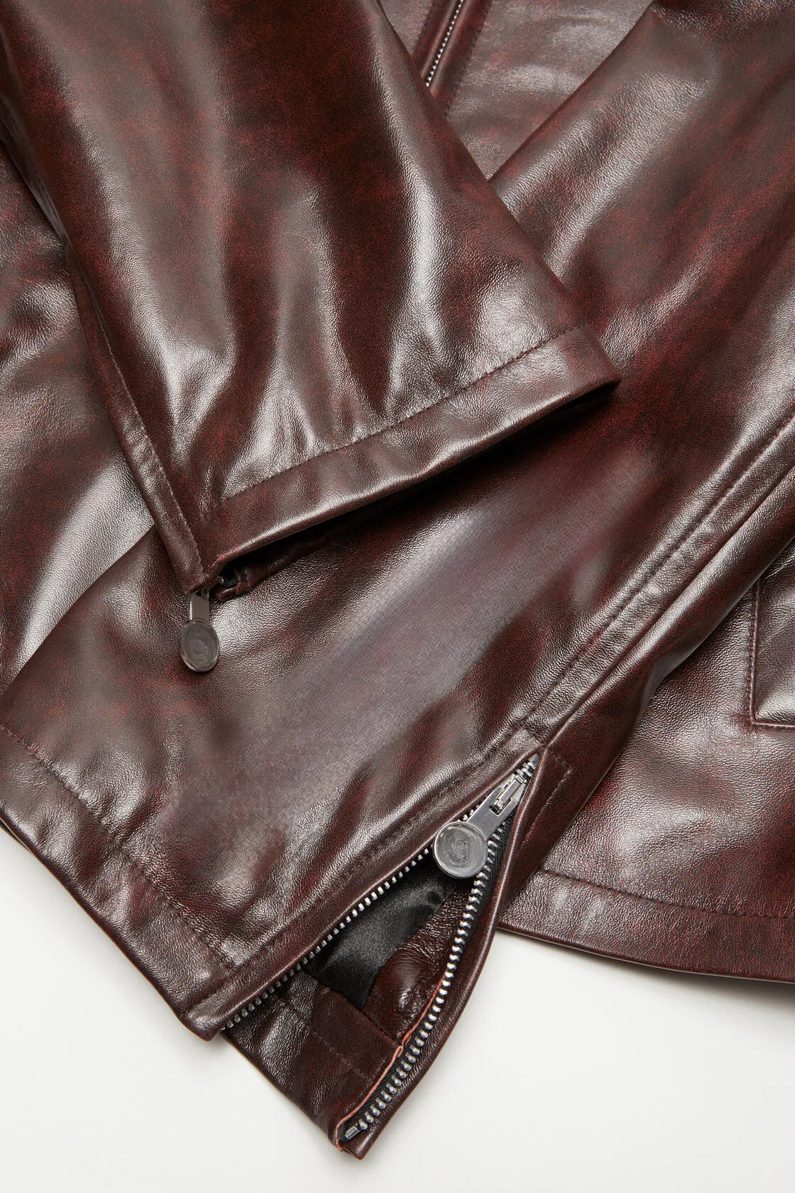 Luxury Edition - Brown Italian Lysander Premium Leather Mens Classic Leather Jacket - Leather Jackets