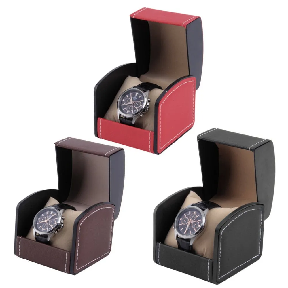 Luxury Watch Box Display Case Boxes Watches Jewelry Leather Storage Box Holder Organizer For Women Men Watches Gifts Box