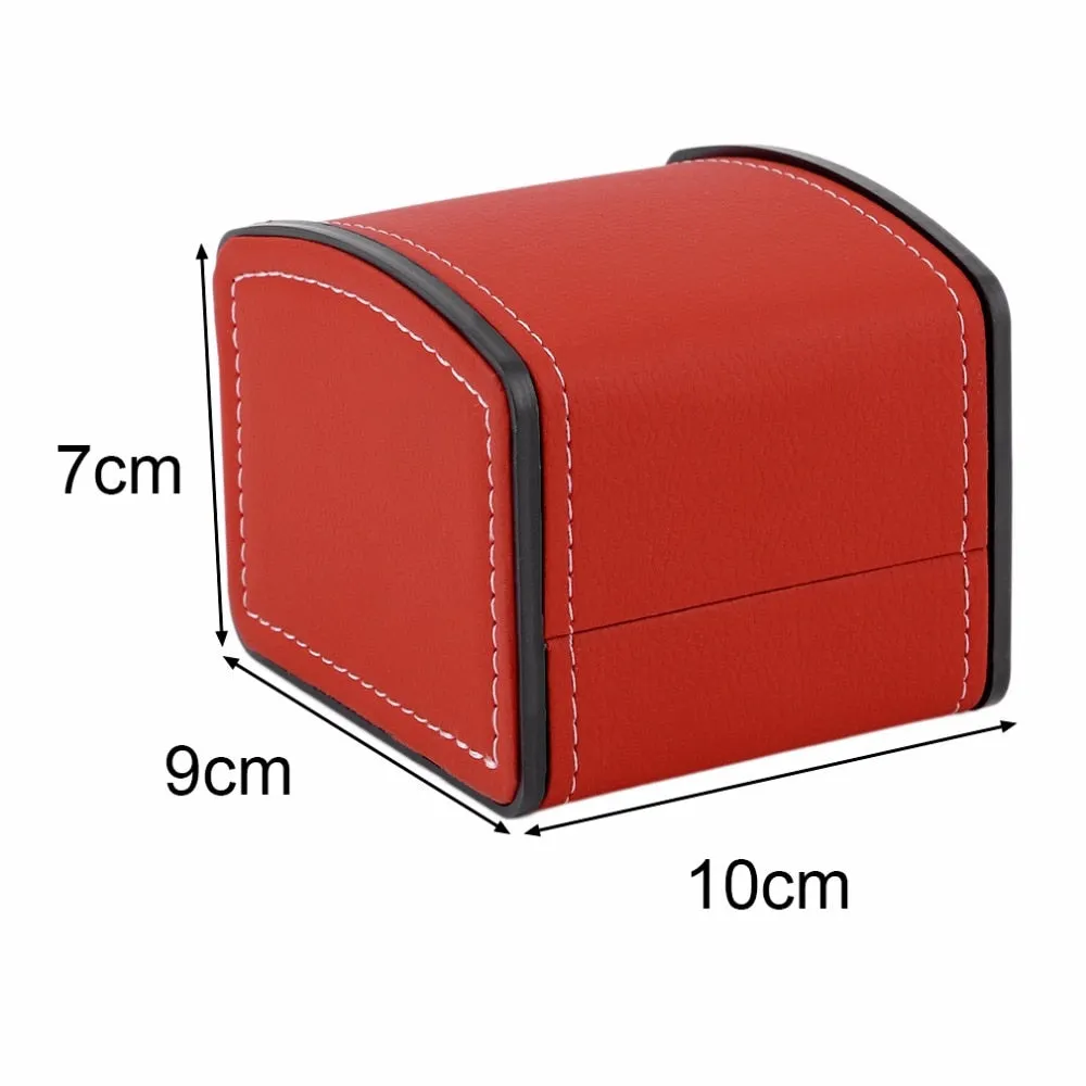 Luxury Watch Box Display Case Boxes Watches Jewelry Leather Storage Box Holder Organizer For Women Men Watches Gifts Box