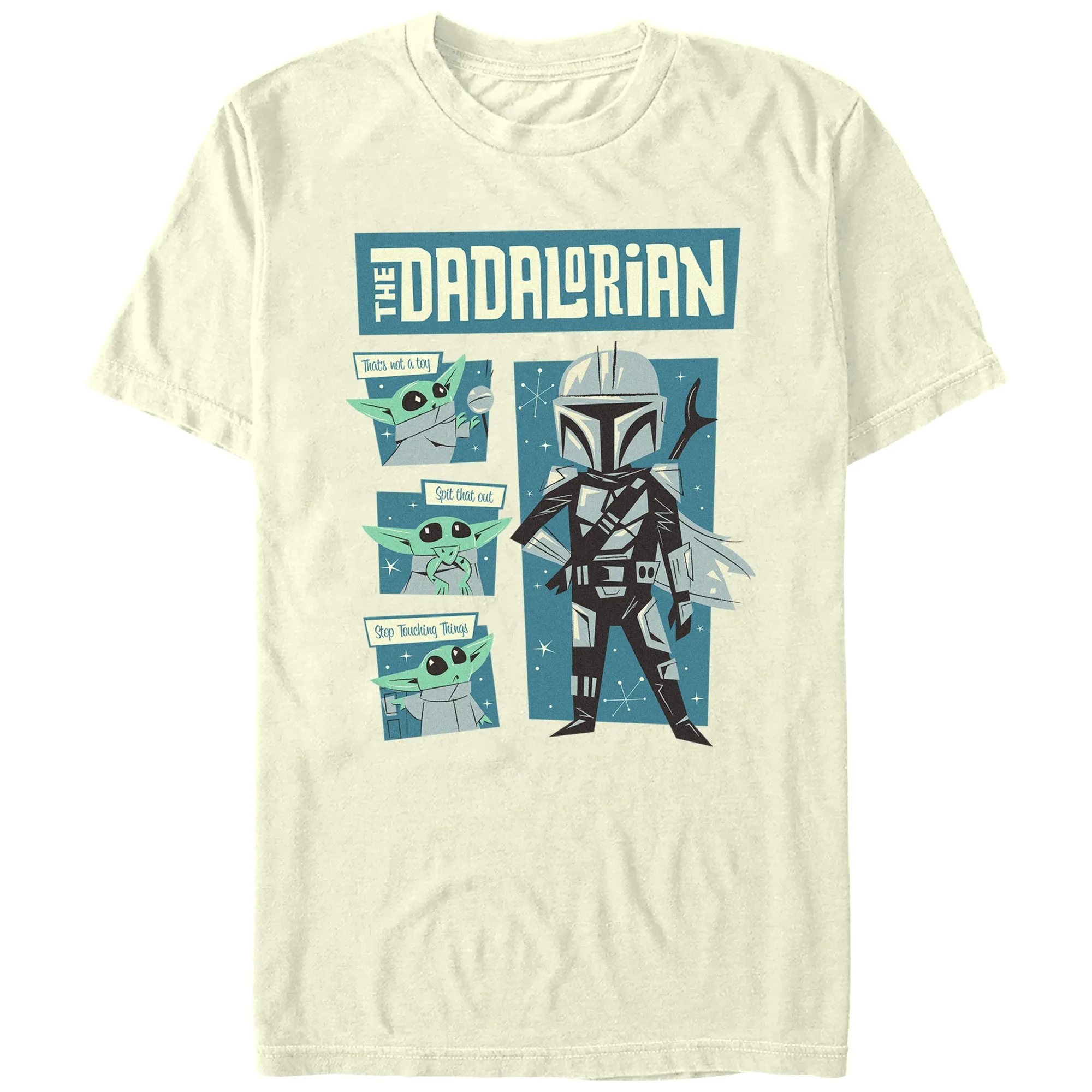 Mad Engine The Mandalorian The Dadalorian Men's T-Shirt
