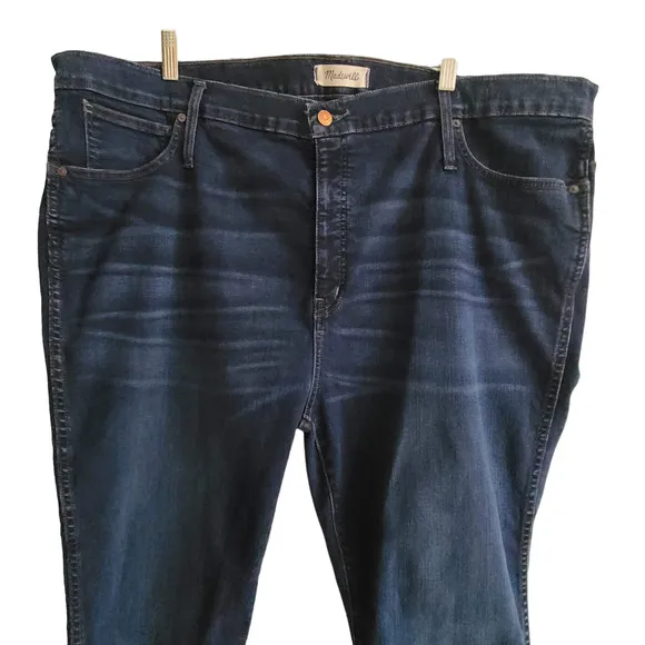 MADEWELL 10&quot; High Rise Skinny Hayes Wash F4684 Stretch Jeans Women's 37