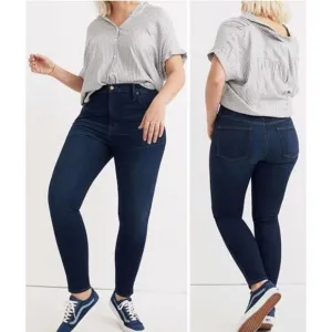 MADEWELL 10&quot; High Rise Skinny Hayes Wash F4684 Stretch Jeans Women's 37