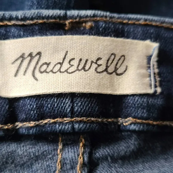 MADEWELL 10&quot; High Rise Skinny Hayes Wash F4684 Stretch Jeans Women's 37