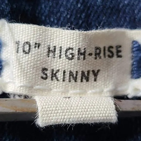 MADEWELL 10&quot; High Rise Skinny Hayes Wash F4684 Stretch Jeans Women's 37