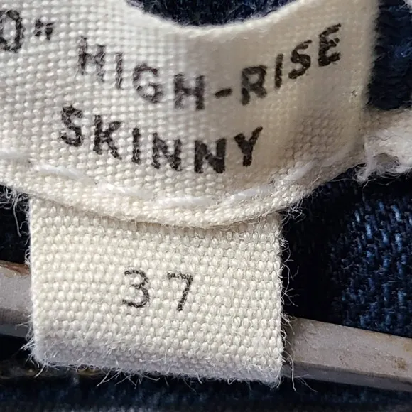 MADEWELL 10&quot; High Rise Skinny Hayes Wash F4684 Stretch Jeans Women's 37