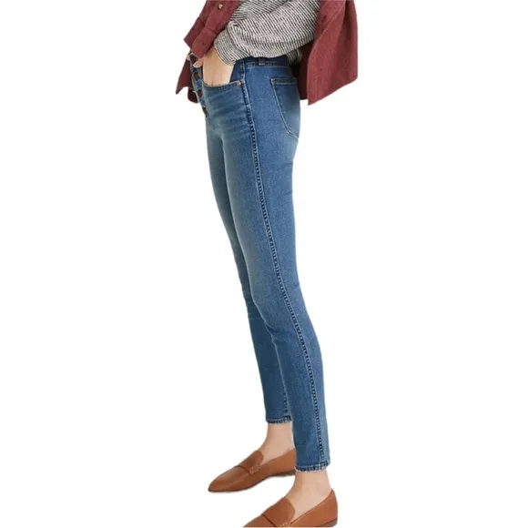Madewell 10&quot; High Rise Skinny Jeans size 25