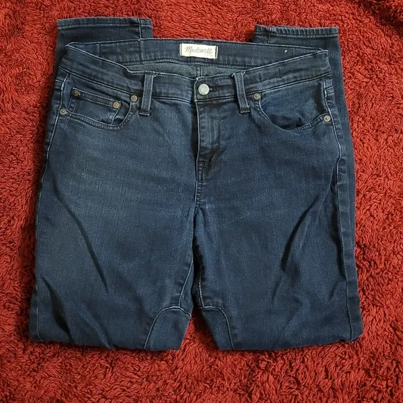 Madewell Skinny Skinny Zipper Ankle Moto Jeans Size 30