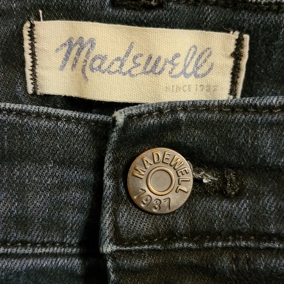 Madewell Skinny Skinny Zipper Ankle Moto Jeans Size 30
