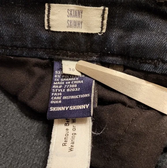 Madewell Skinny Skinny Zipper Ankle Moto Jeans Size 30