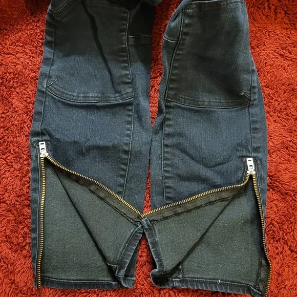 Madewell Skinny Skinny Zipper Ankle Moto Jeans Size 30