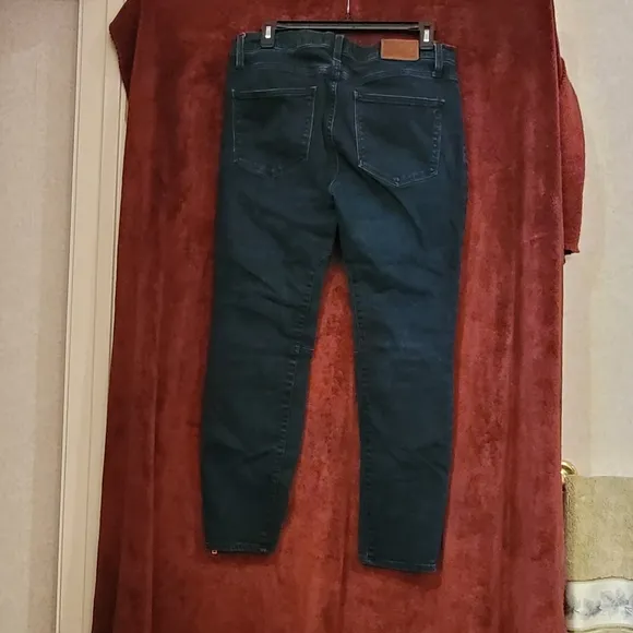 Madewell Skinny Skinny Zipper Ankle Moto Jeans Size 30