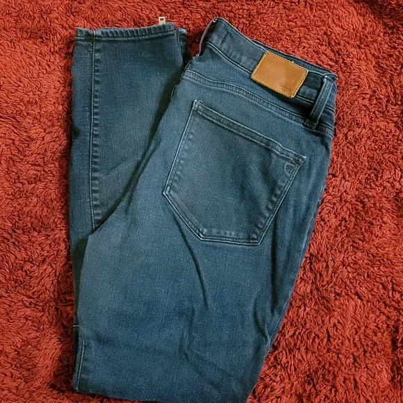 Madewell Skinny Skinny Zipper Ankle Moto Jeans Size 30