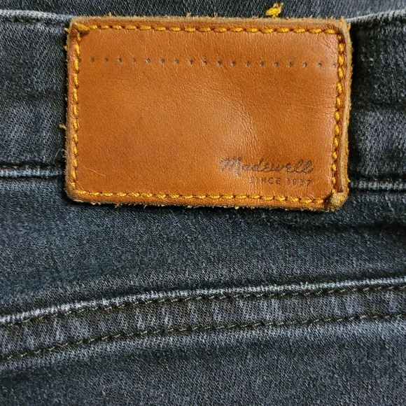 Madewell Skinny Skinny Zipper Ankle Moto Jeans Size 30