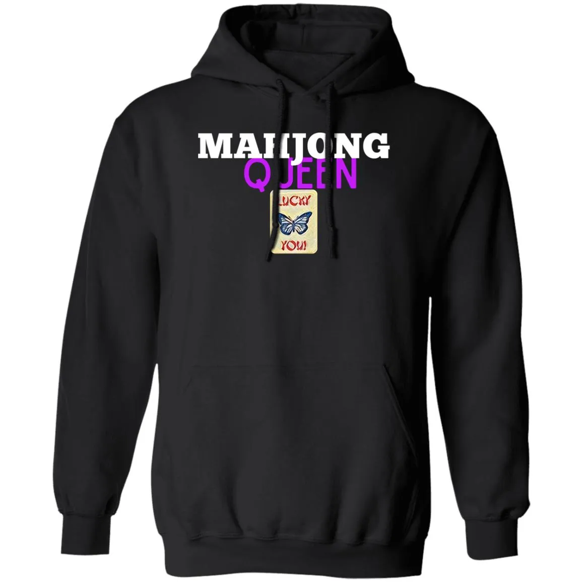 Mahjong Queen Pullover Hoodie