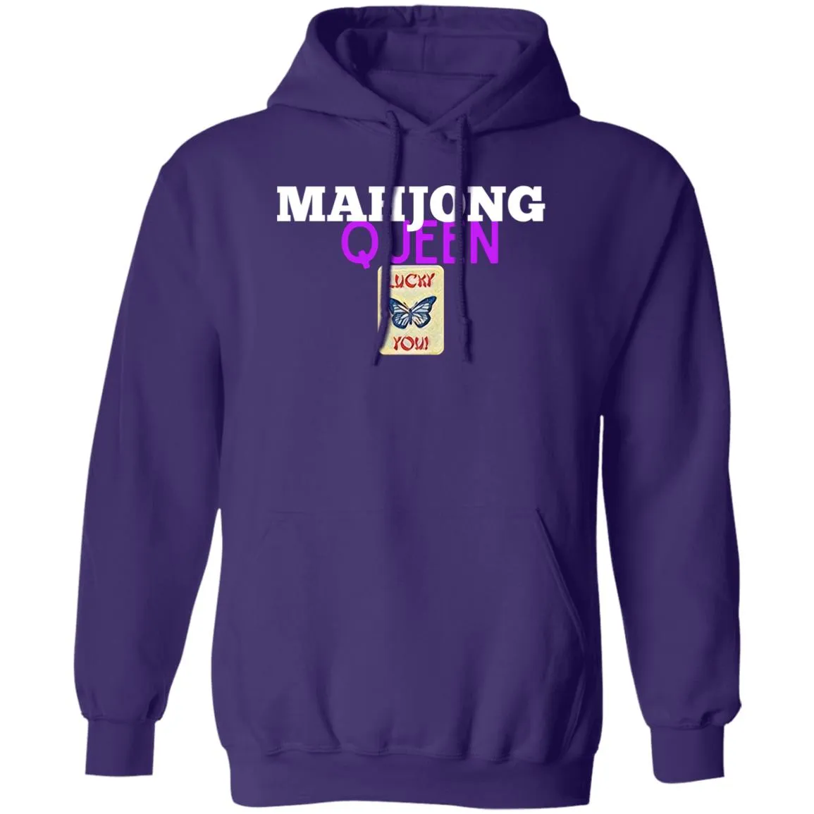 Mahjong Queen Pullover Hoodie