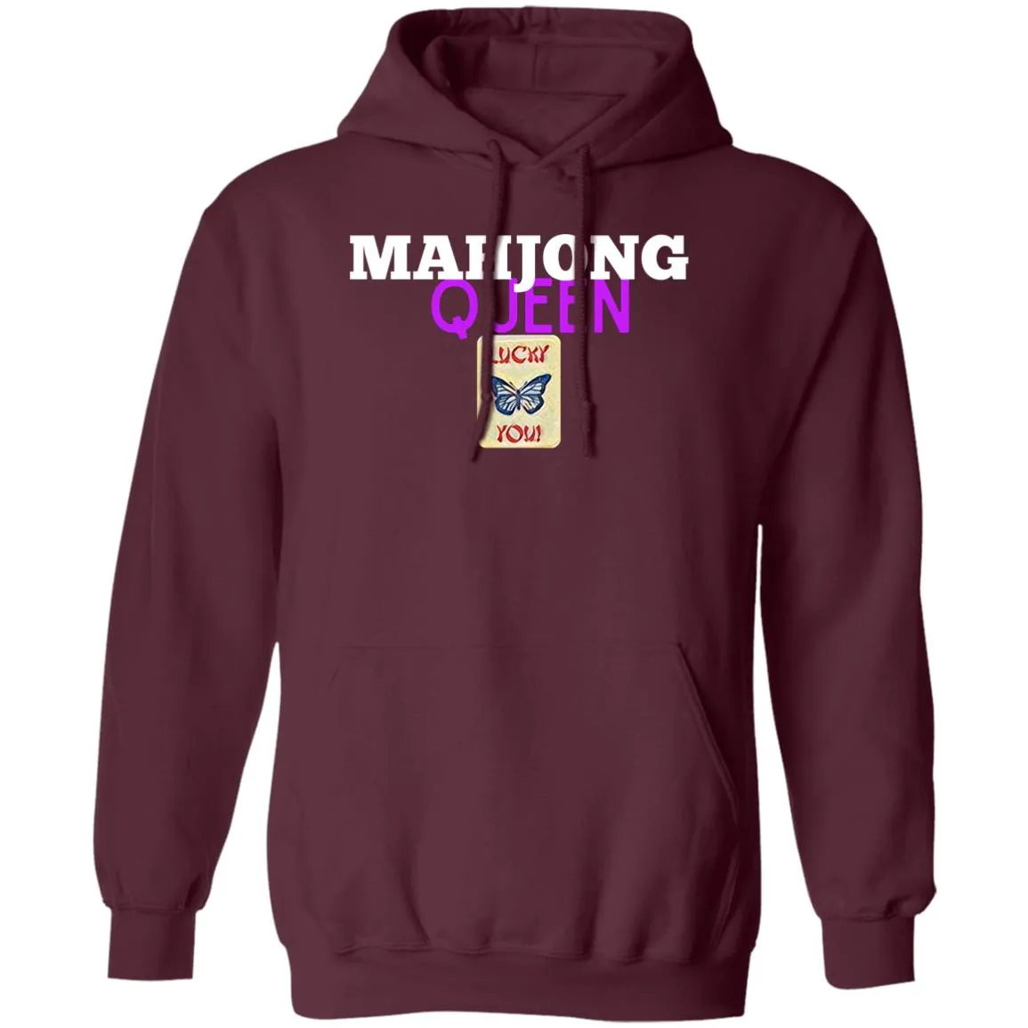 Mahjong Queen Pullover Hoodie