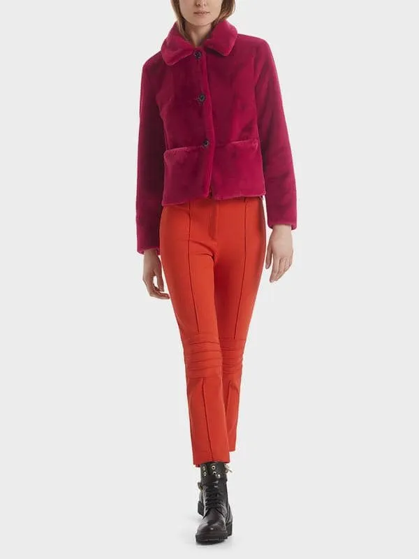 Marccain Faux Fur Short Jacket Rc1205w63