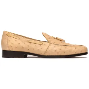 Marco Di Milano Aubiere Orix Ostrich Quill Tassel Loafers