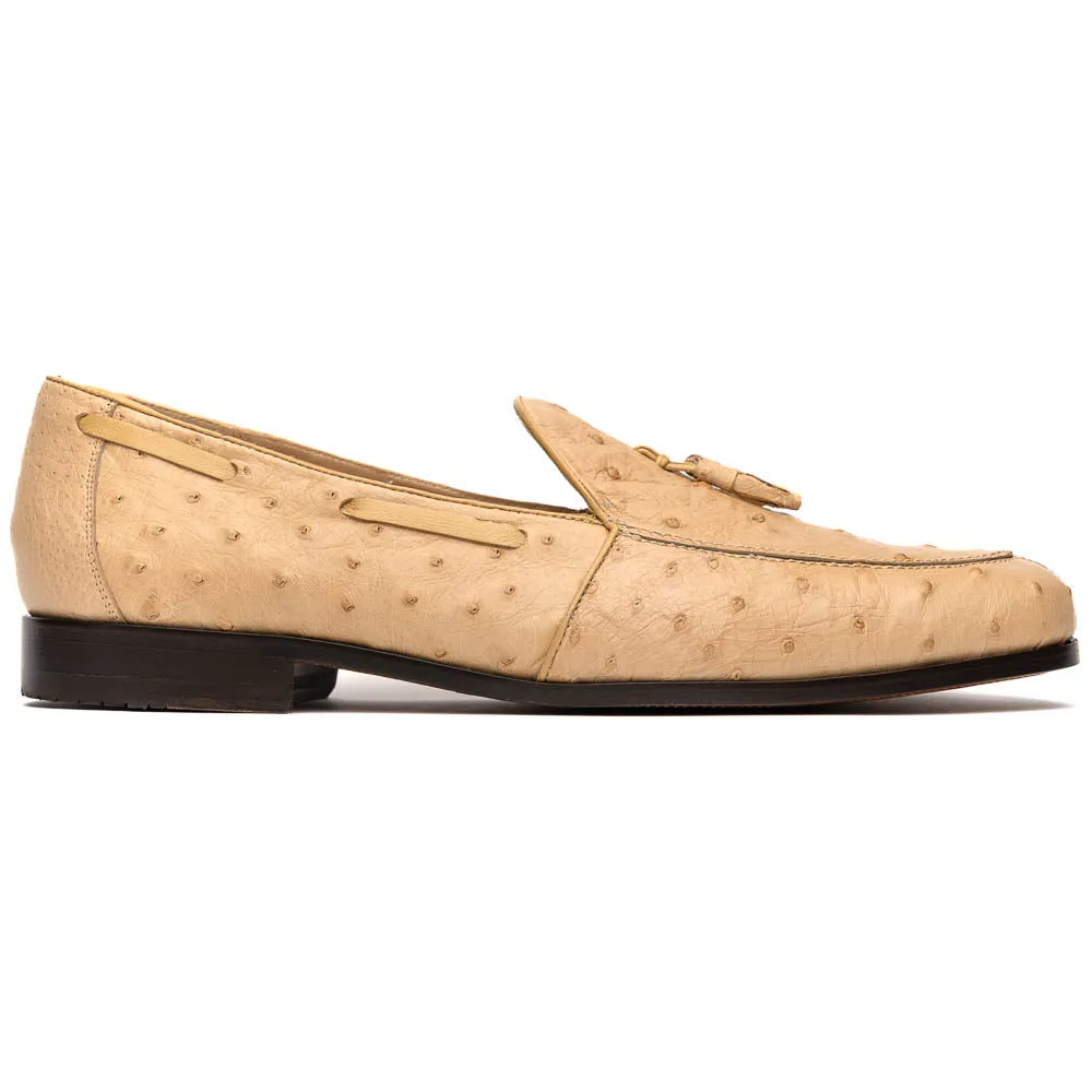 Marco Di Milano Aubiere Orix Ostrich Quill Tassel Loafers