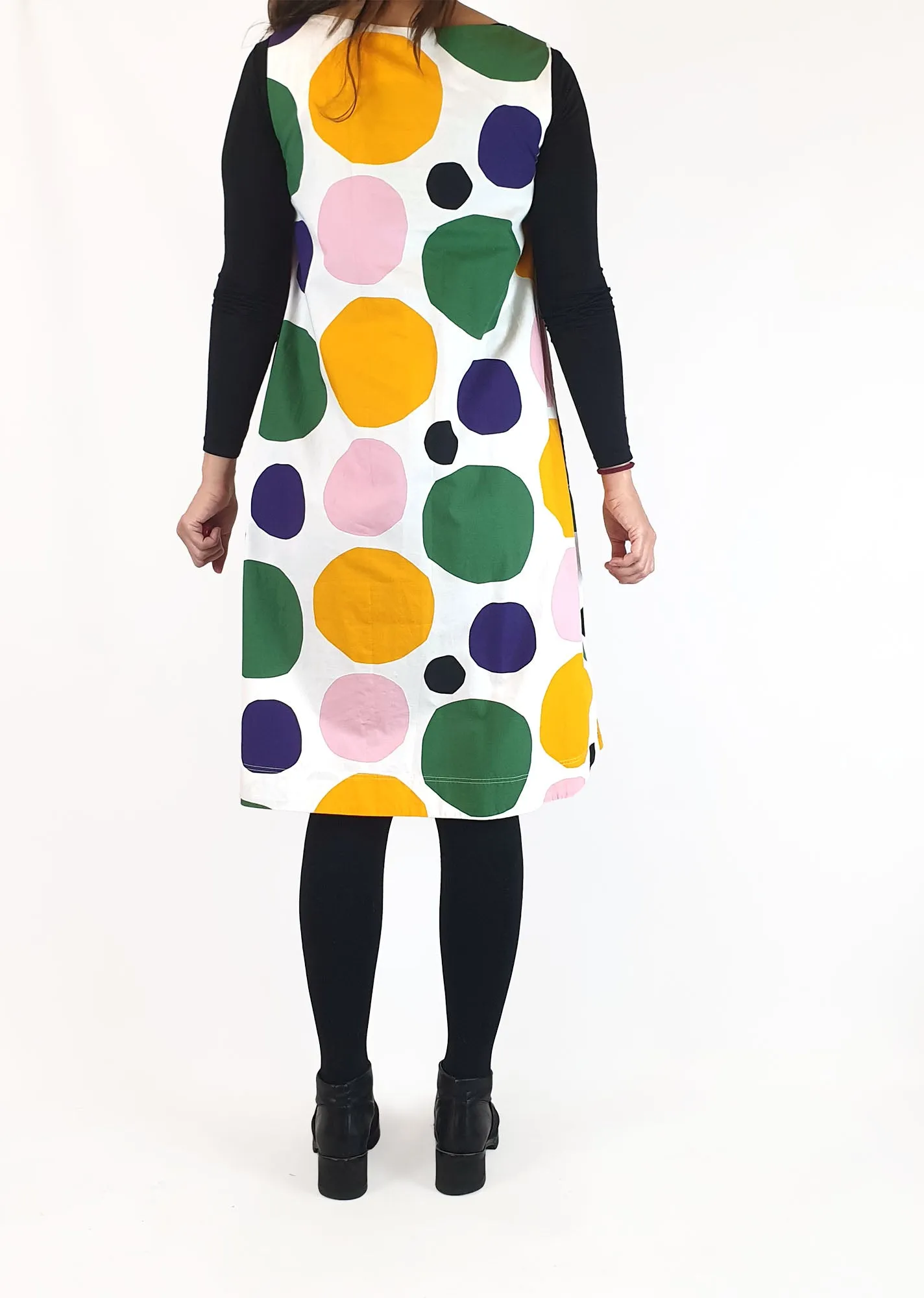 Marimekko   Uniqlo sleeveless polka dot dress size XS