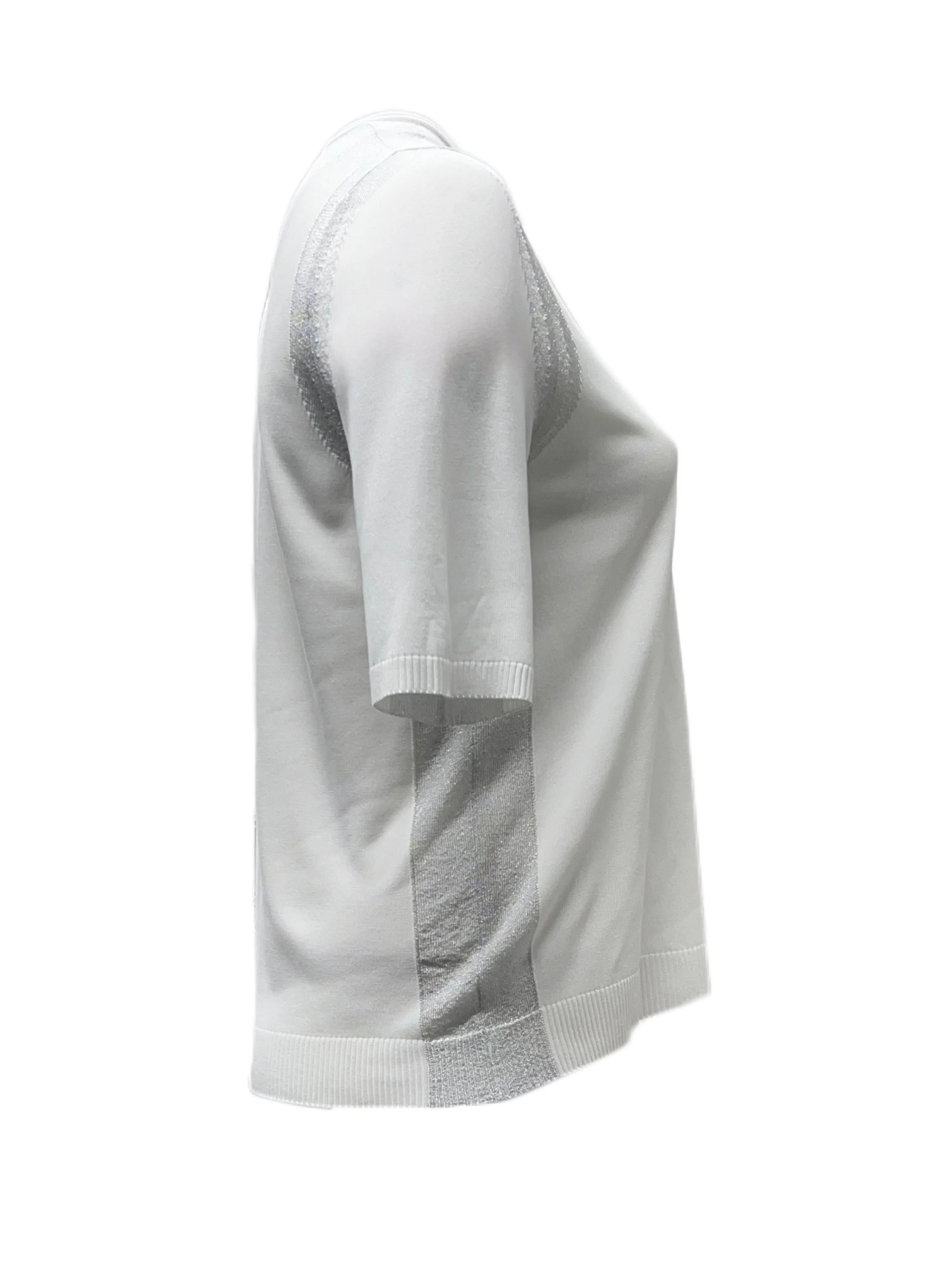 Marina Rinaldi Women's Ivory Acronico Pullover Sweater NWT