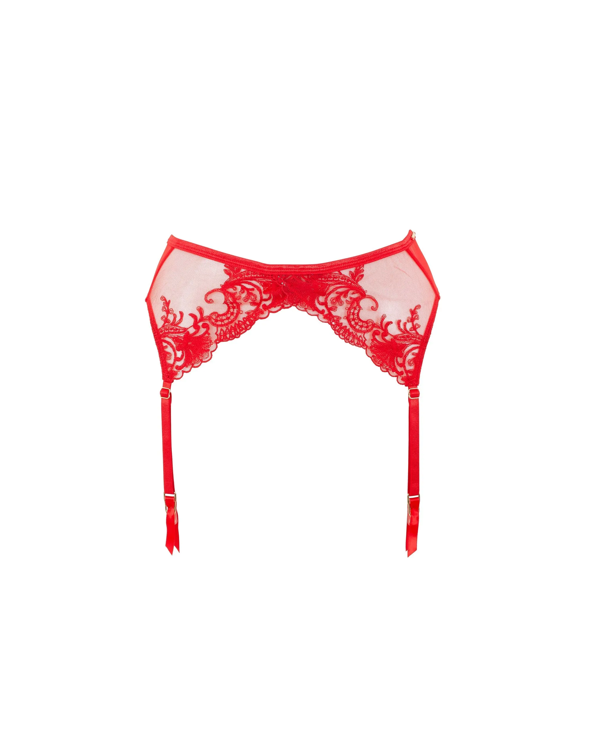 Marseille Garter Belt Red