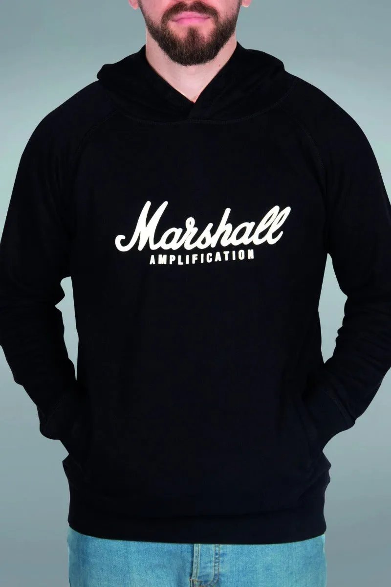 Marshall Unisex Script Logo Hoodie Black