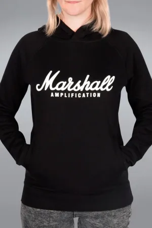 Marshall Unisex Script Logo Hoodie Black