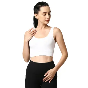 Medium Impact Non Padded Non Wired Long Line Sports Bra