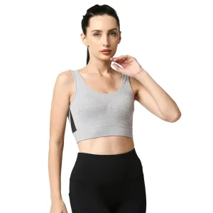 Medium Impact Non Padded Non Wired Long Line Sports Bra