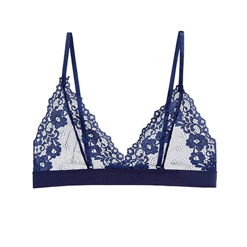 Meet'r Classic Transparent Bra - Sexy Women's Ultra Thin Push Up Wireless Bralette Lingerie