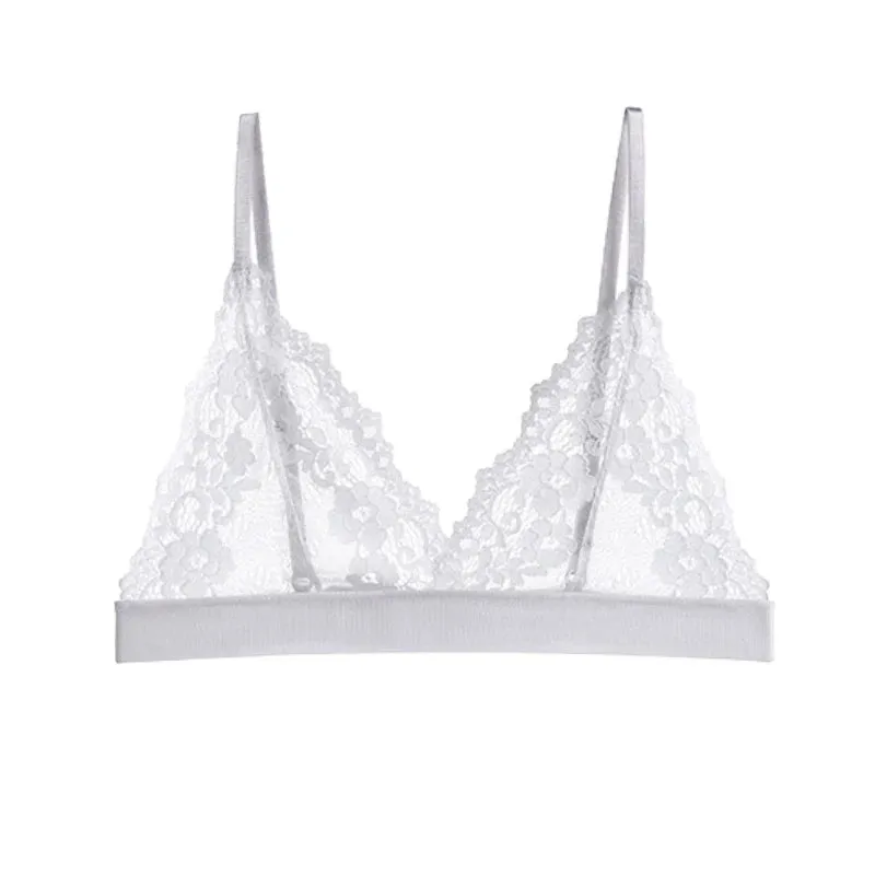 Meet'r Classic Transparent Bra - Sexy Women's Ultra Thin Push Up Wireless Bralette Lingerie